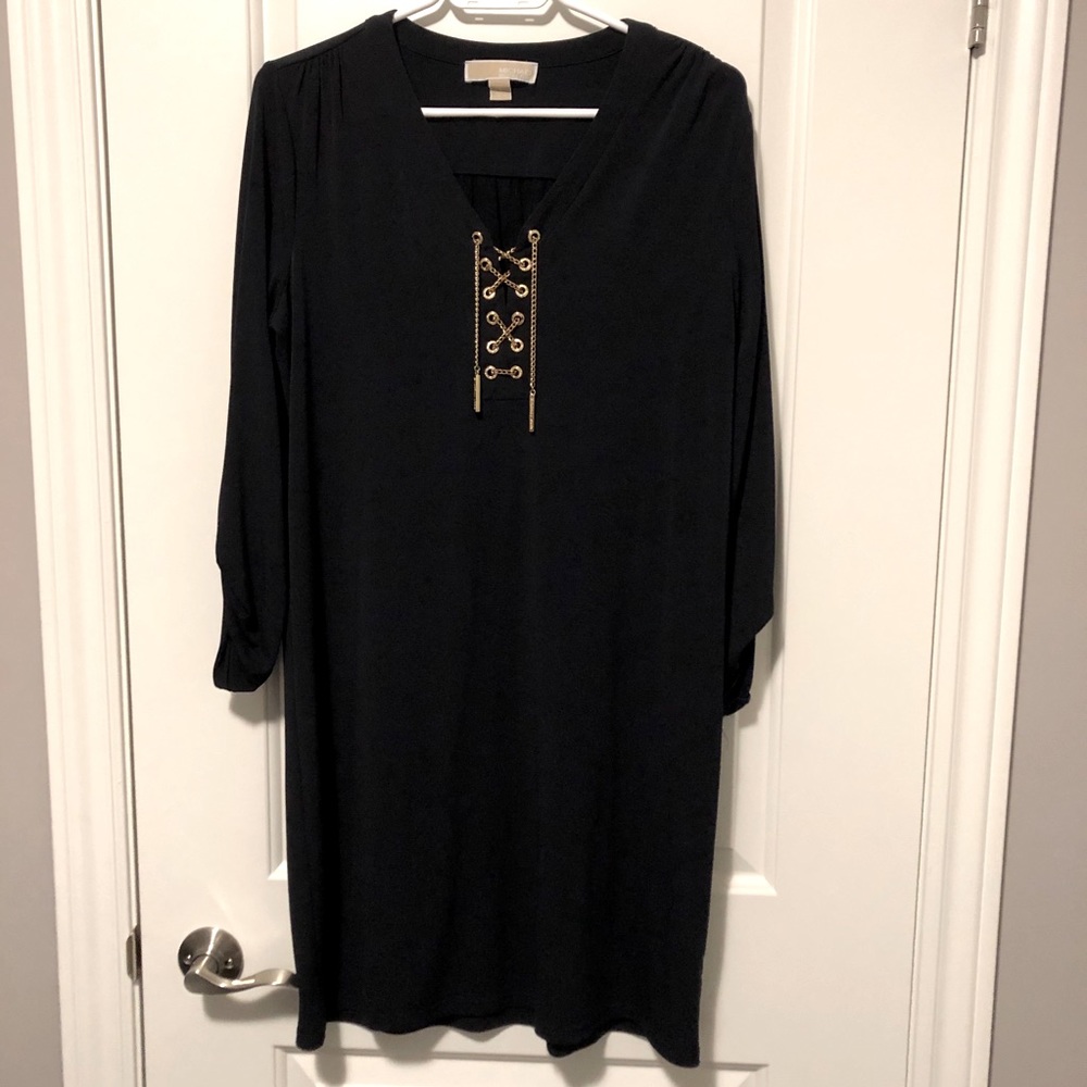 MICHAEL Michael Kors navy jersey dress